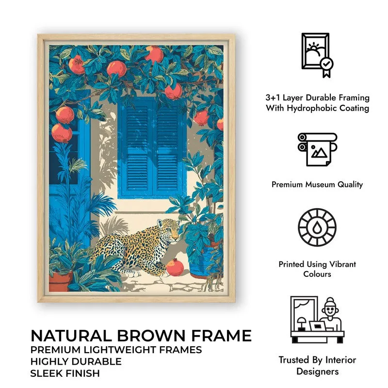 Heritage Home Canvas Wall Painting - Brown Frame media 10