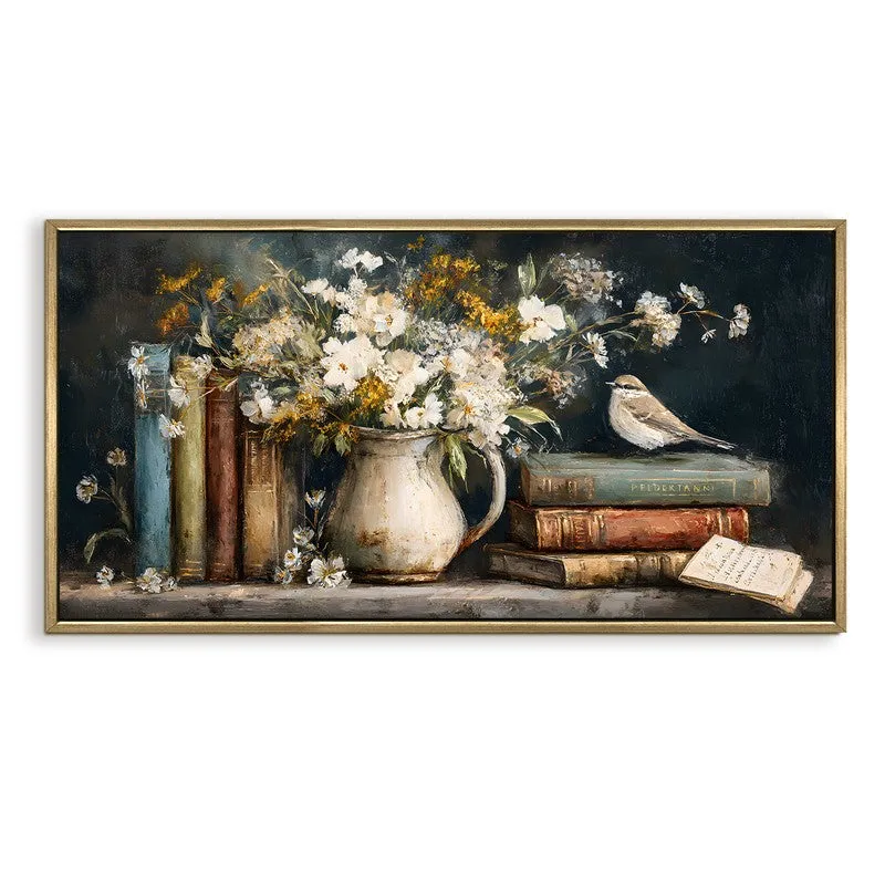 Earthtones Canvas Wall Painting With Frame media 3