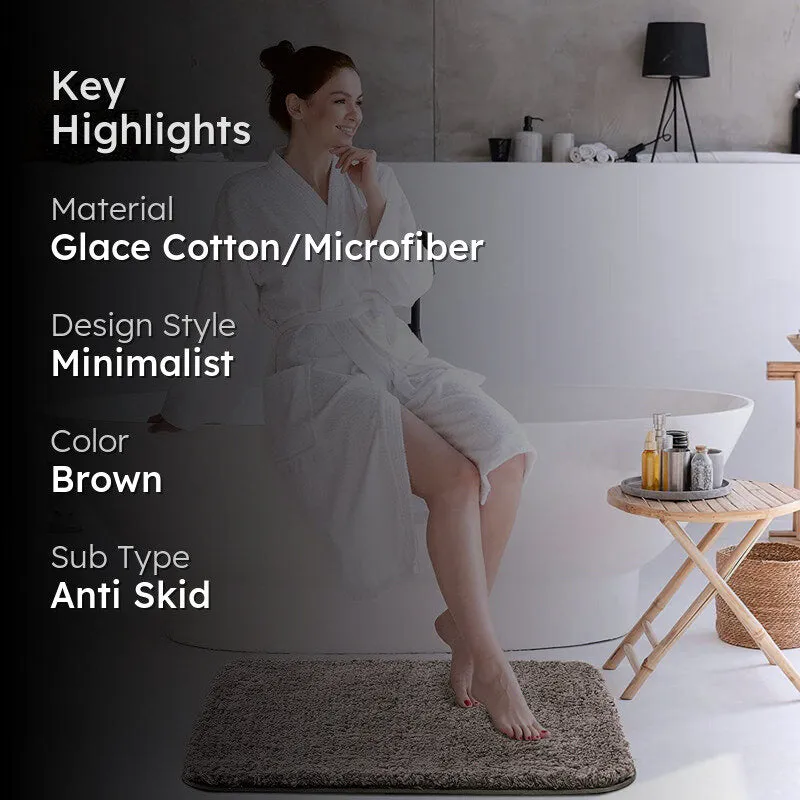 Vegas Luxe Bath Mat - Brown media 2