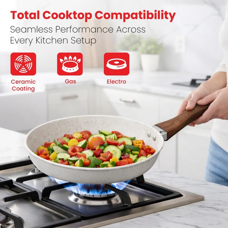 Rioware Fry Craft Matte Finish Non-Stick Frying Pan - 9.4 Inch media 8