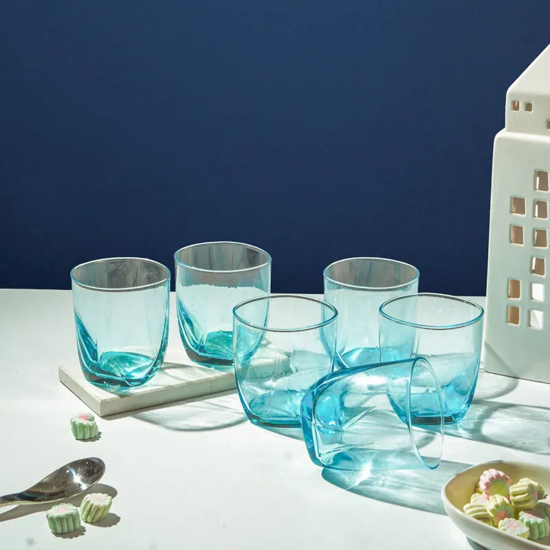 Luminarc Eiffel Whiskey Glass (300 mL/Blue) - Set Of Six media 1