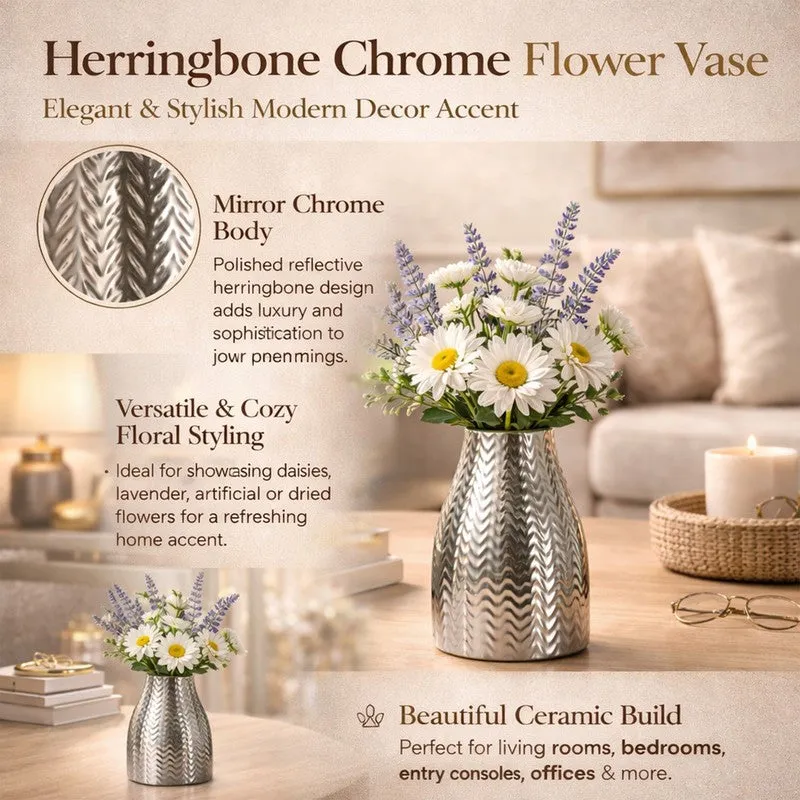 Sculptora Ceramic Vase - Silver media 8