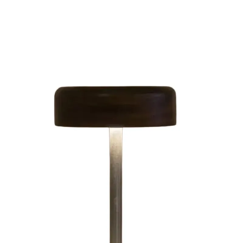Modern Halo Rose Wood LED Table Lamp - Brown media 7