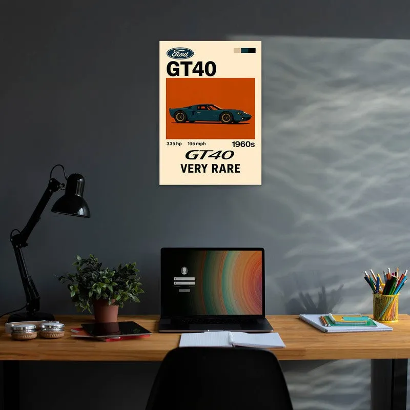 Ford GT40 Legend Wall Poster media 6