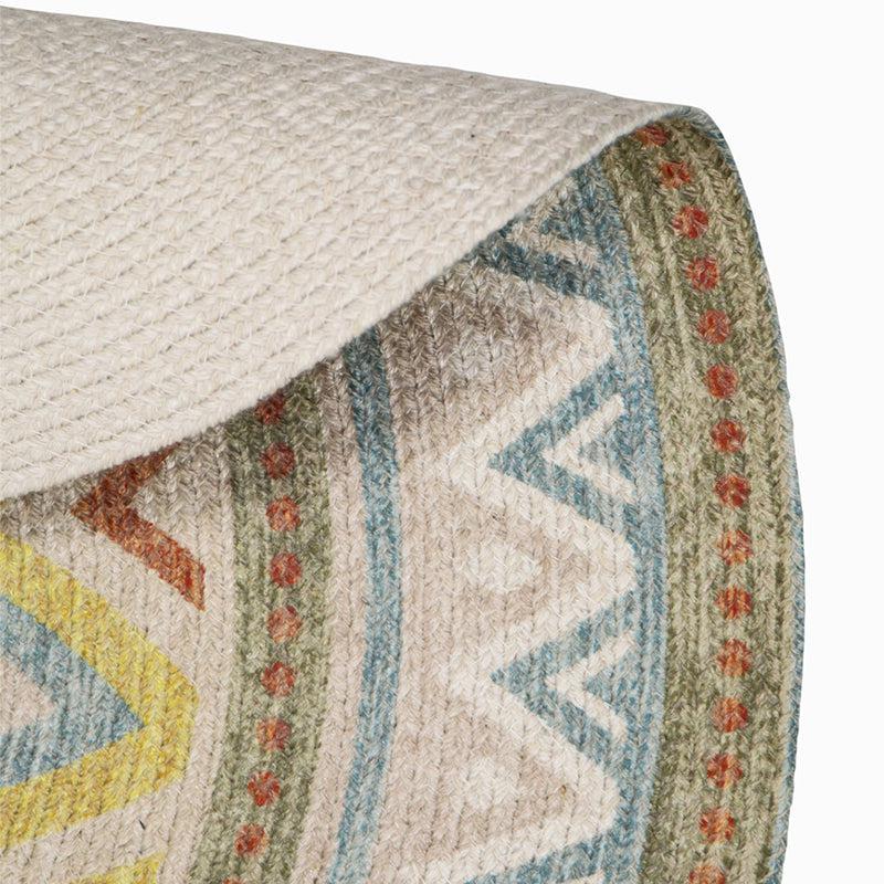 Moro Ethnic Round Cotton Rug media 5