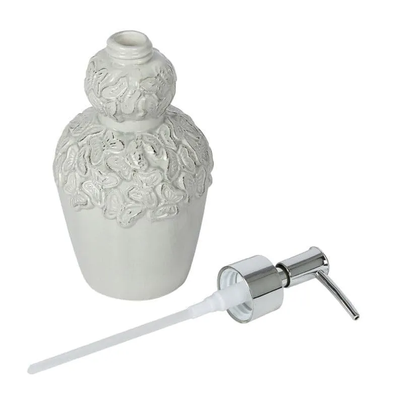 Floral Luxe Soap Dispenser - Ivory media 5