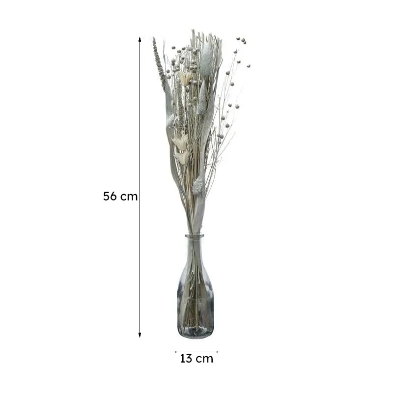 Isoline Vase With Dry Flowers media 5