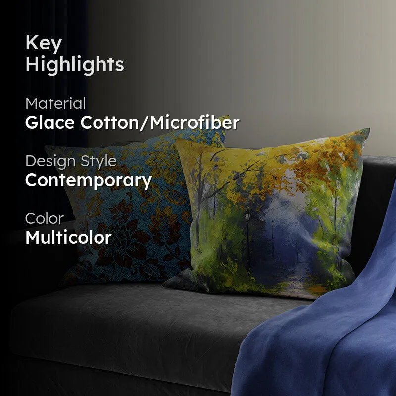 Aspen Skies Printed Cushion Cover Set - Set Of Two media 2