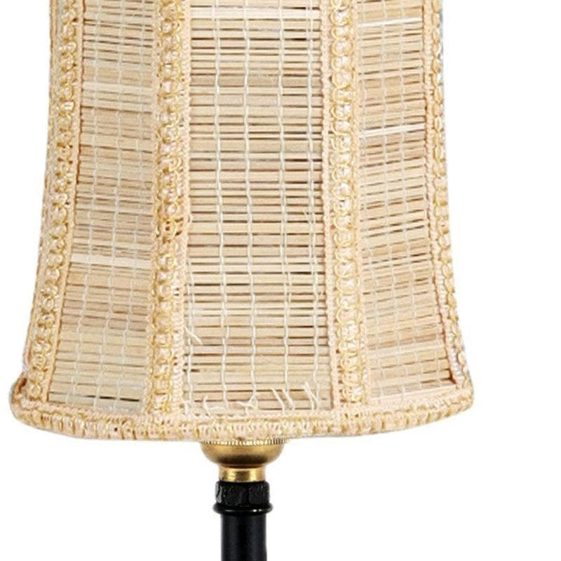 Mini Rattan Table Tamp - Beige,Black media 6