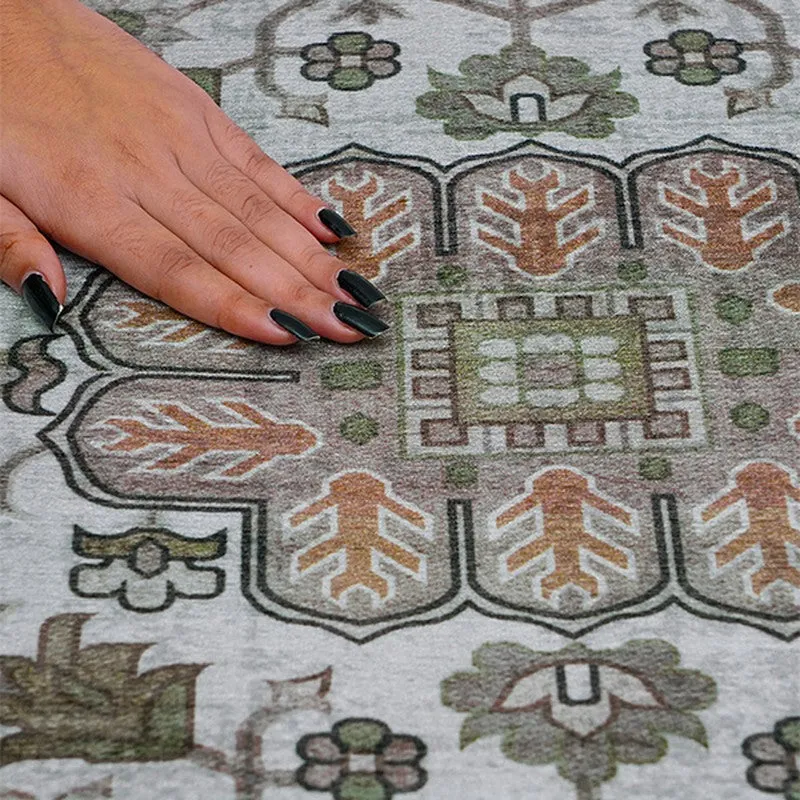 Barakah Ethnic Prayer Mat (Green) - 550 GSM media 6