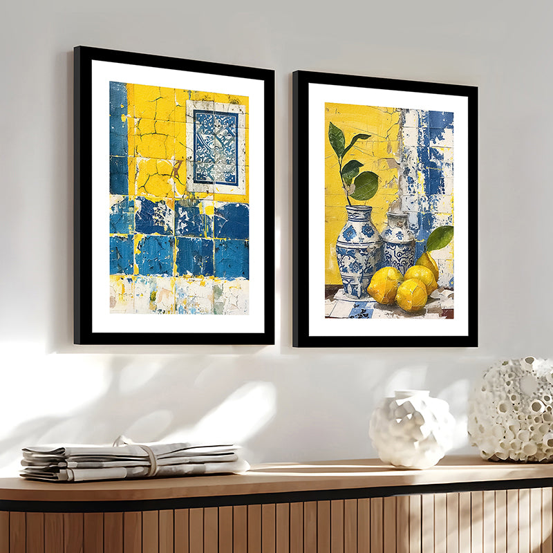 Limoncello Italia Wall Art With Frame - Set Of Two media 6
