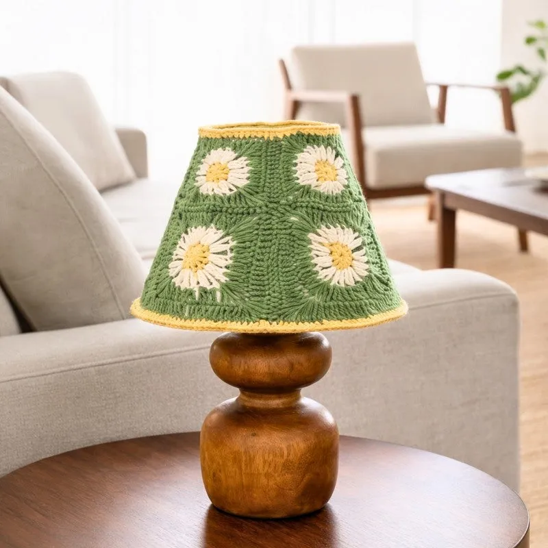 Astero Signature Wooden Table Lamp - Green media 4