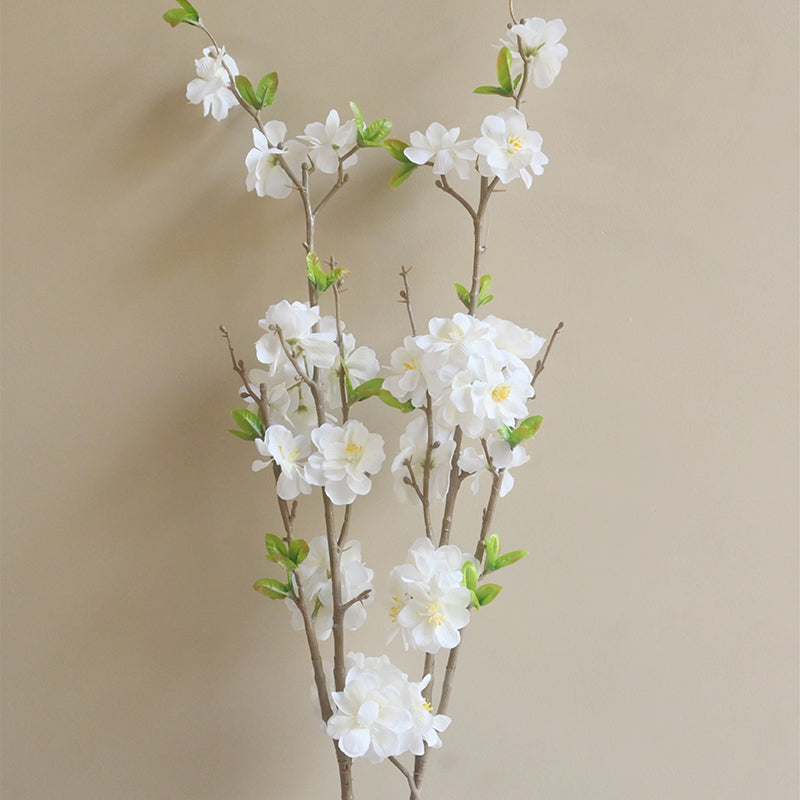 Lunis Artificial Flower Stick (White) - Set Of Two media 3