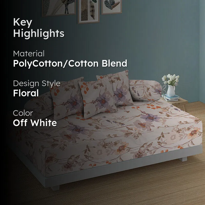 Light Neutrals Diwan Set - Six Piece Set media 2