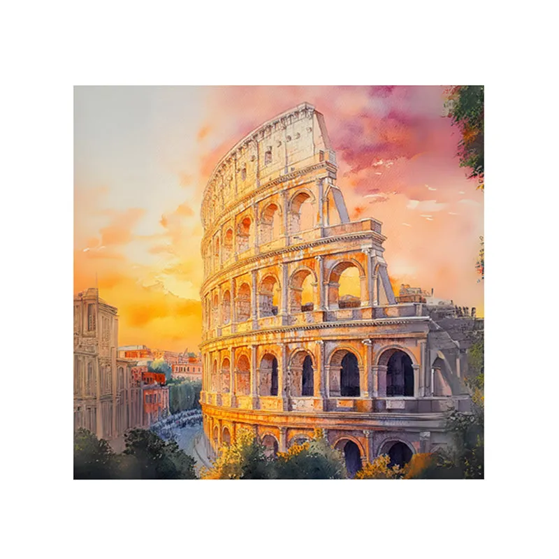 Colosseum Sunset Showpiece media 5