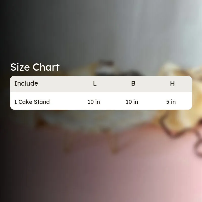 Lvie Mother Of Pearl Cake Stand media 5