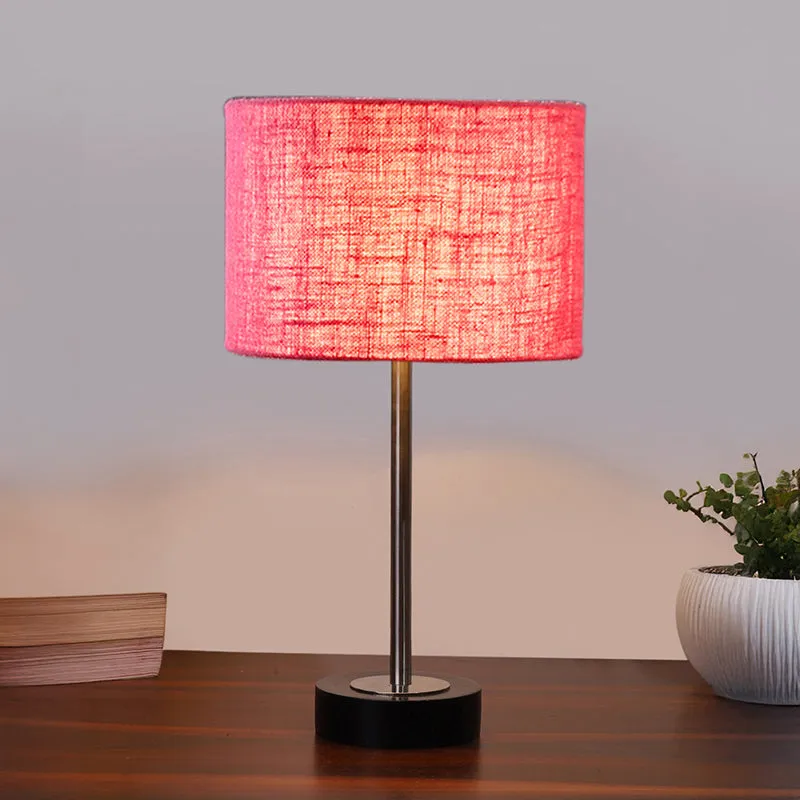 Sienna I Rodin Wooden Table Lamp - Pink,Silver,Black media 2