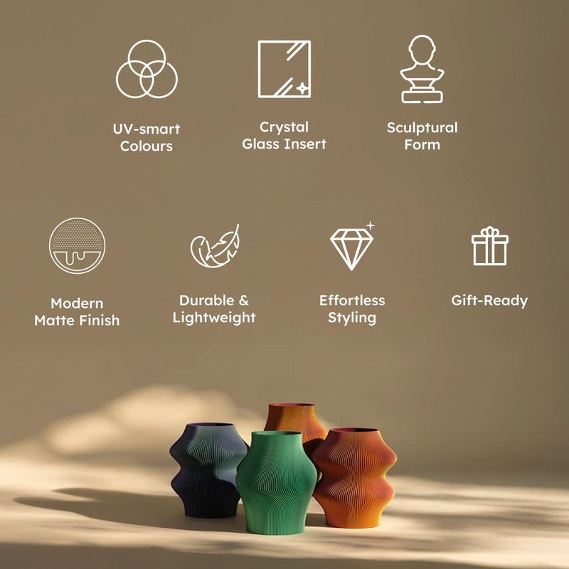 Fig Living Muse Vase GP (3d Printed) - Two Piece Set media 11