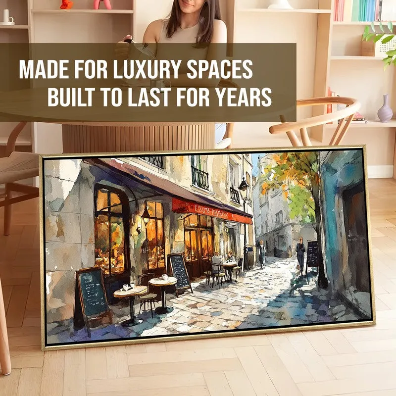 Ruelette Canvas Wall Painting With Frame media 7