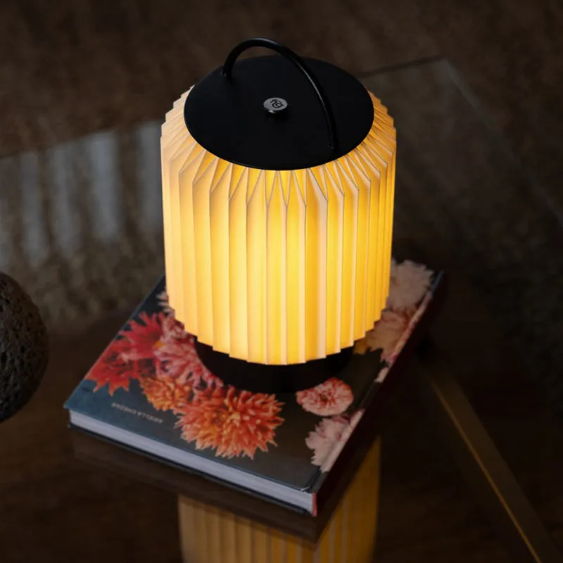 Fig Living Tote Table Lamp - Ivory,Black media 1