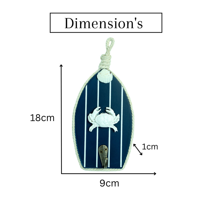 Crab Clasp Wood Wall Hook media 5
