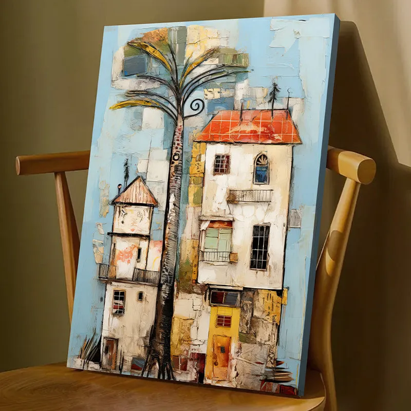Painted Mansion Wall Art media 5