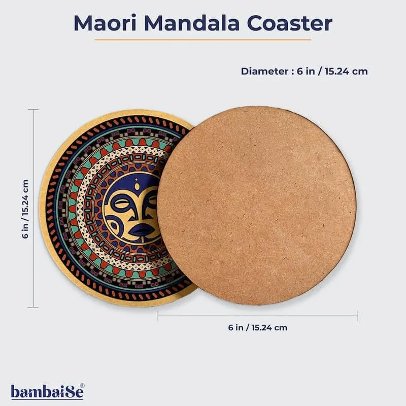 Mantra Maori Mandala Trivet - Set Of Four media 7