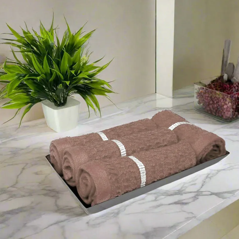 Junia Face Towel (Beige) - Set Of Four media 1