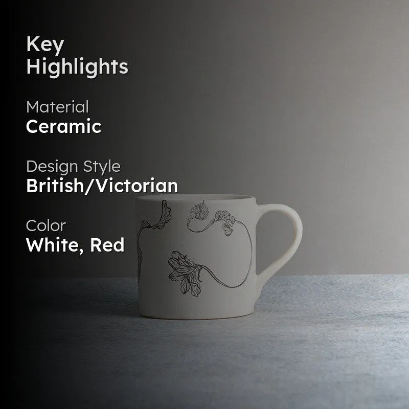 Casette Ceramic Coffee Mug (300 mL) -White media 2