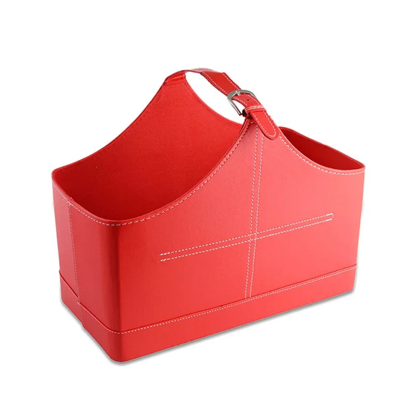 AarviDecor CarryLux Faux Leather Magazine Holder media 5