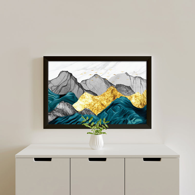 Mountain Melt Wall Painting