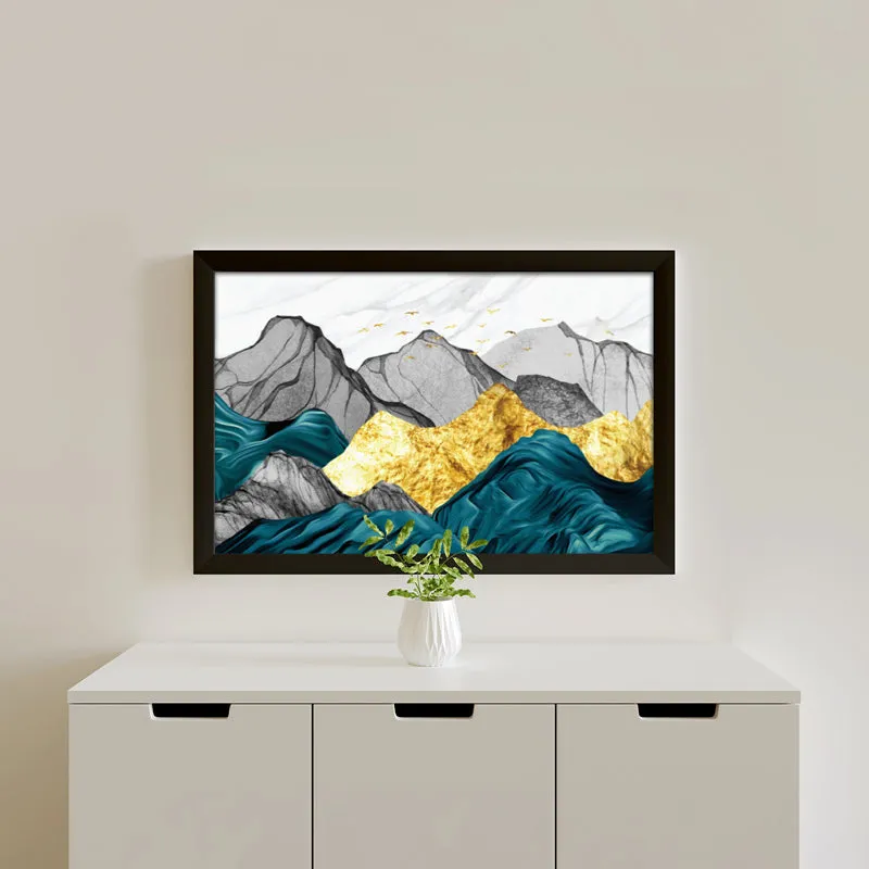 Mountain Melt Wall Painting media 1