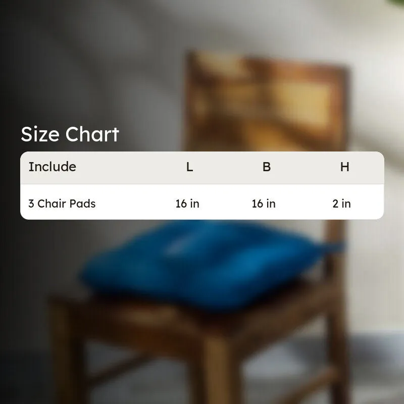 Sylvia Chair Pad (Classic Blue) - Set Of Three media 5