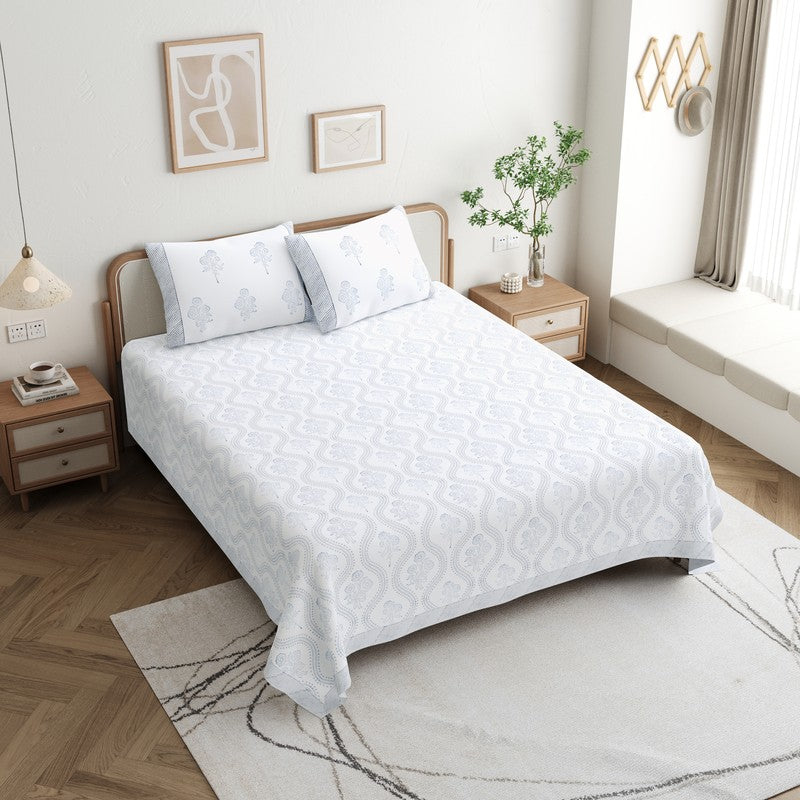 SafedGul Cotton Bedsheet - 200 TC