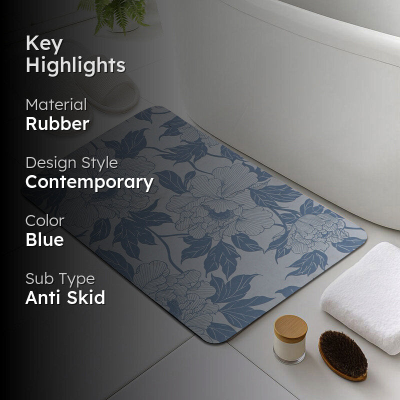 Serenia Bath Mat - Blue media 2