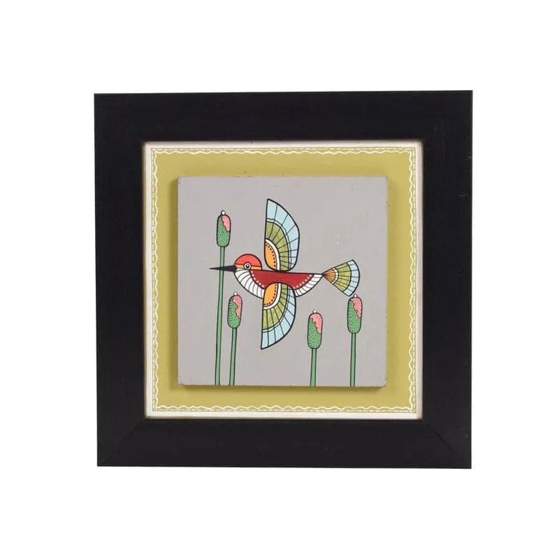 Chidiya Chore Wooden Wall Art - Set Of Two media 5