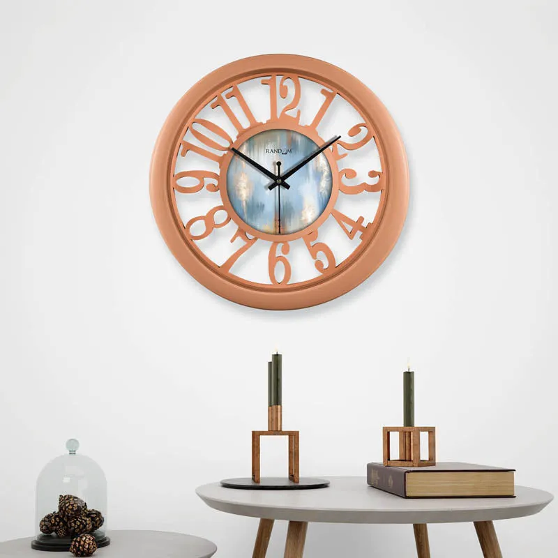 Mitzi Peach Wall Clock media 1