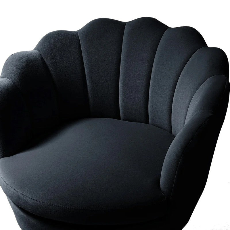 Velvique Shadow Accent Chair  Black media 5