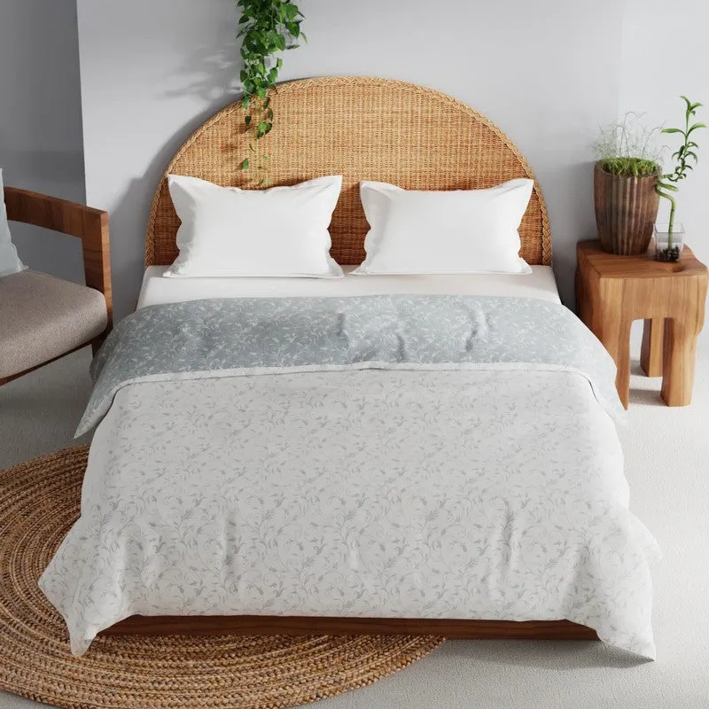 Brinor Cotton Dohar - Grey,White media 3