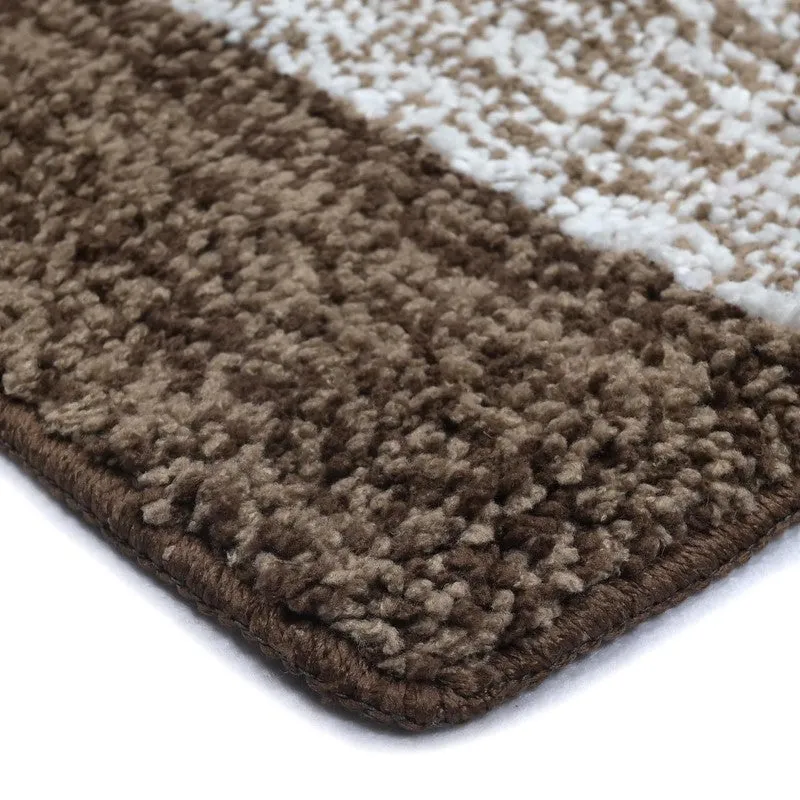 Line Tuft Anti Slip Carpet - Brown media 6