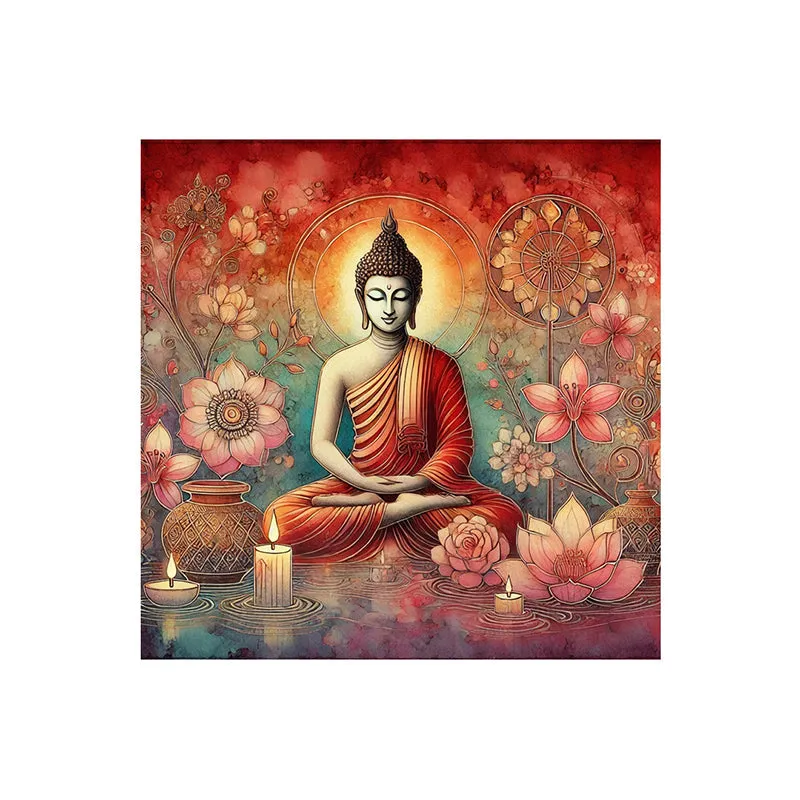 Siddhartha Gautama Wall Painting media 4