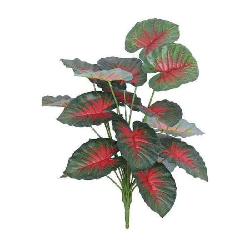 Verdant Caladium Artificial Plant Without Pot - 2.3 Feet media 3