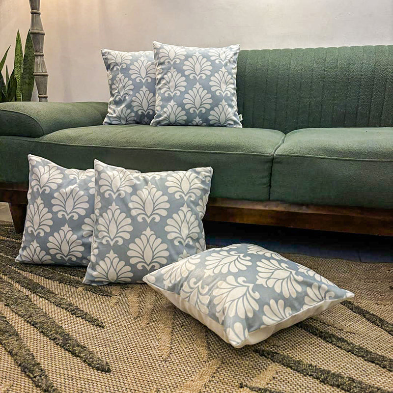 Imperial Indus Velvet Cushion Cover Set - Set Of Five