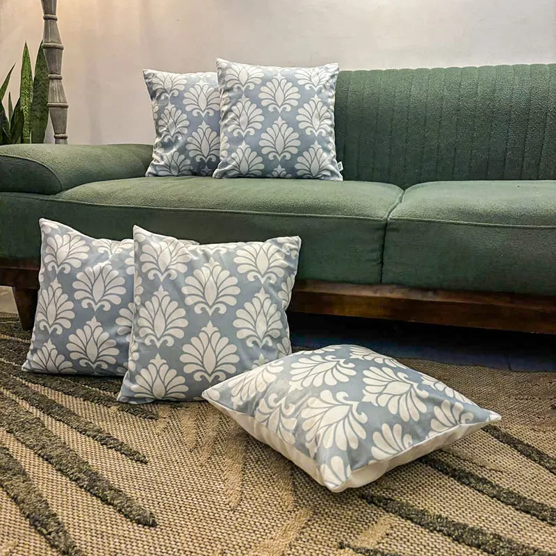Imperial Indus Velvet Cushion Cover Set - Set Of Five media 1