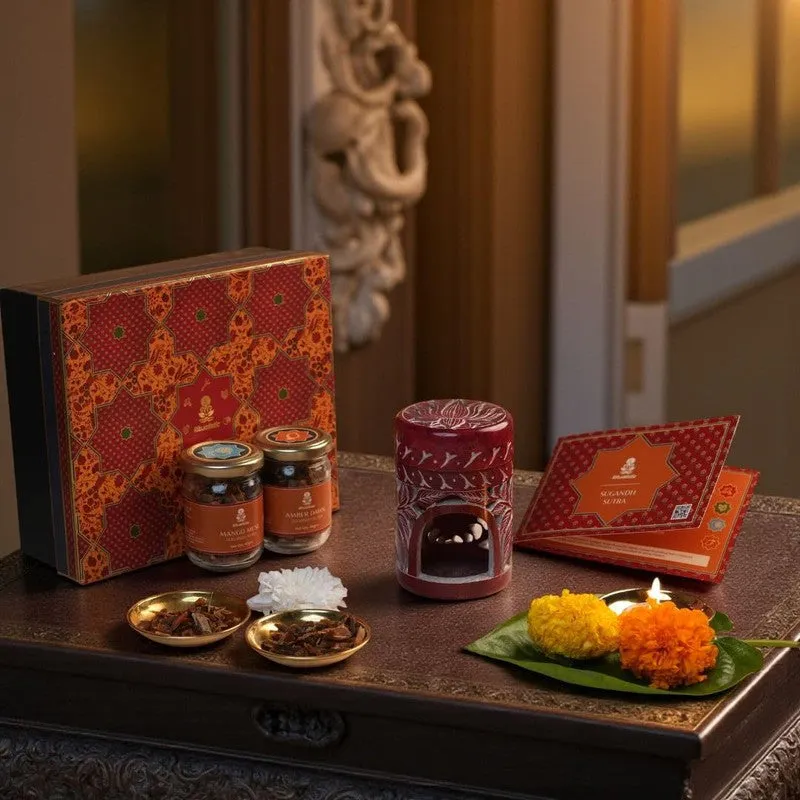 Divine Aura Fragrance Diffuser (Red) - Set Of Three media 6