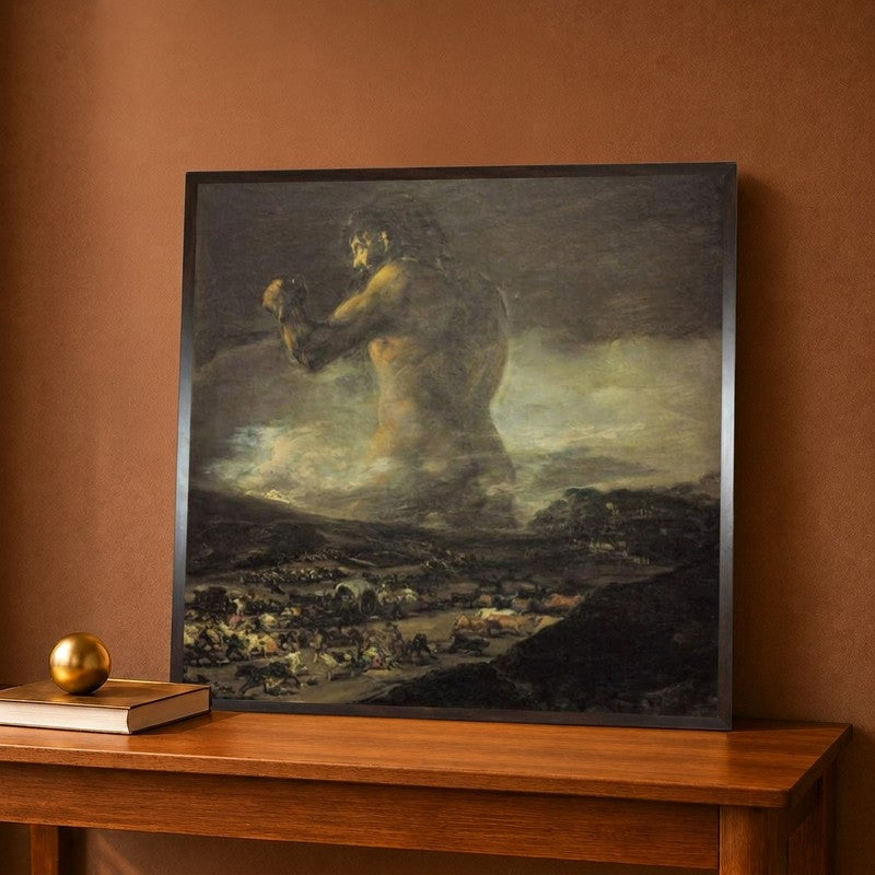 Titanus The Colossus Canvas Wall Painting - 12 x 12 Inches