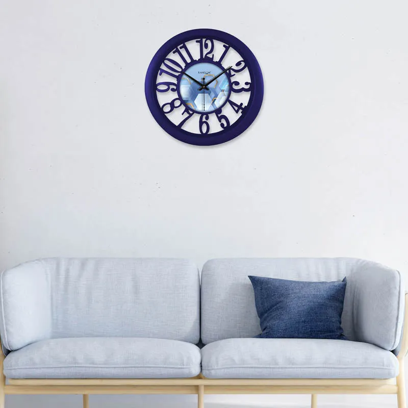 Mercy Blue Wall Clock media 3