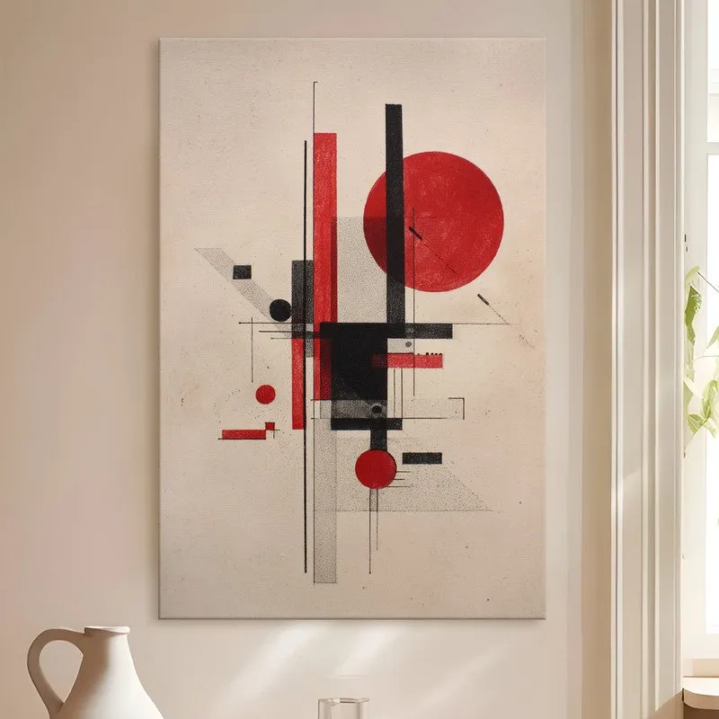Modern Axis Composition Canvas Wall Art media 4