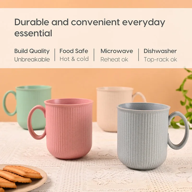Eco Rice Husk Coffee Mug (350 mL Each) - Set of Four media 4