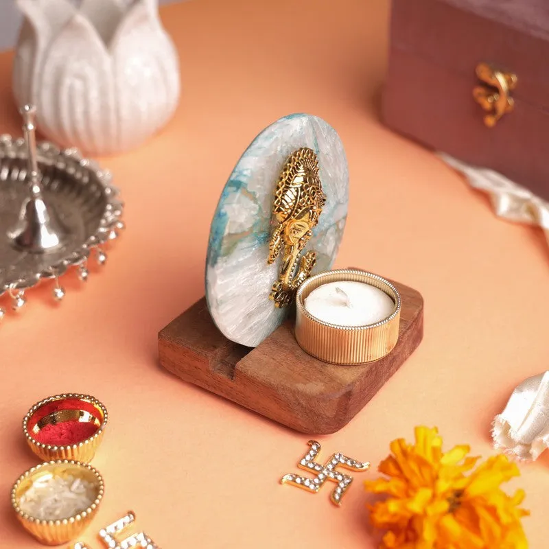 Sacred Aura Ganesha Tealight Holder media 3